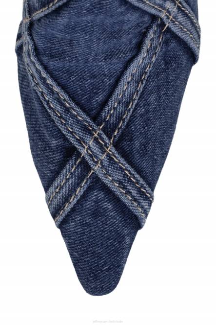 Jeffrey Campbell zijoog-jn NDHB266 de denim-reboot blauwe denim combi vrouwen