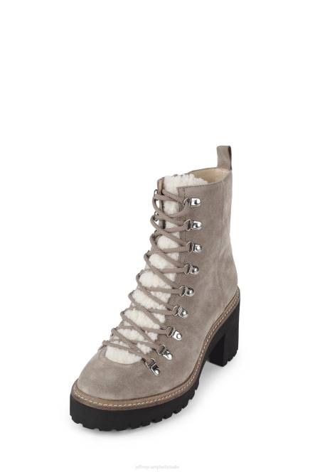 Jeffrey Campbell Oh wat NDHB484 enkel laarzen taupe suède vrouwen