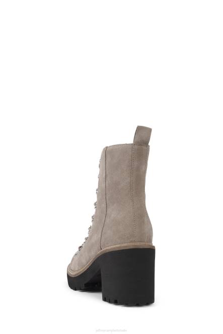 Jeffrey Campbell Oh wat NDHB484 enkel laarzen taupe suède vrouwen