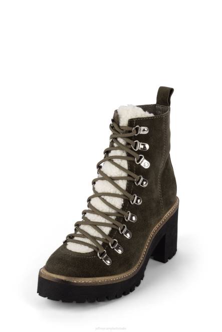 Jeffrey Campbell Oh wat NDHB485 enkel laarzen kaki suède vrouwen