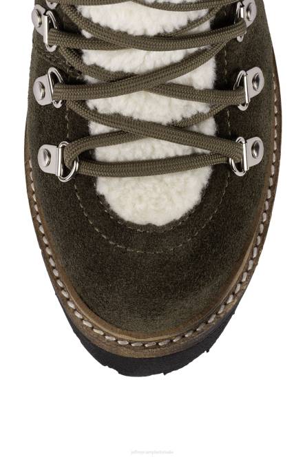 Jeffrey Campbell Oh wat NDHB485 enkel laarzen kaki suède vrouwen