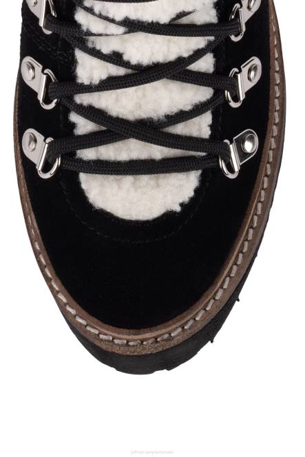 Jeffrey Campbell Oh wat NDHB486 enkel laarzen zwart suède vrouwen