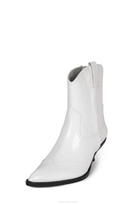 Jeffrey Campbell Time Square NDHB509 enkel laarzen ivoren doos vrouwen