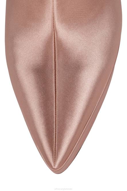 Jeffrey Campbell bel-du-bal NDHB558 enkel laarzen roze satijn roségoud vrouwen