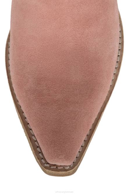Jeffrey Campbell boer-l2 NDHB491 enkel laarzen roze suède vrouwen