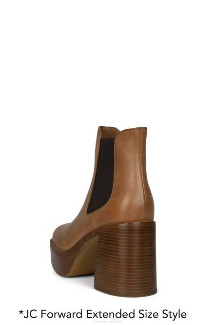 Jeffrey Campbell drum-bas NDHB614 enkel laarzen tan tan Poolse stapel vrouwen
