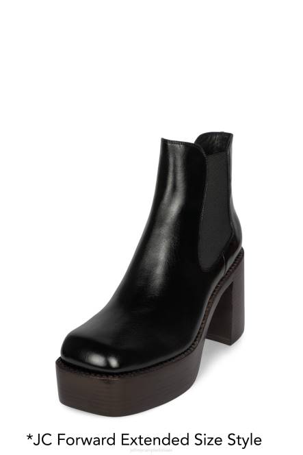 Jeffrey Campbell drum-bas NDHB615 enkel laarzen zwartbruine Poolse stapel vrouwen