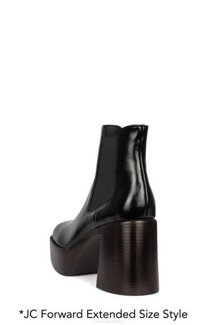 Jeffrey Campbell drum-bas NDHB615 enkel laarzen zwartbruine Poolse stapel vrouwen