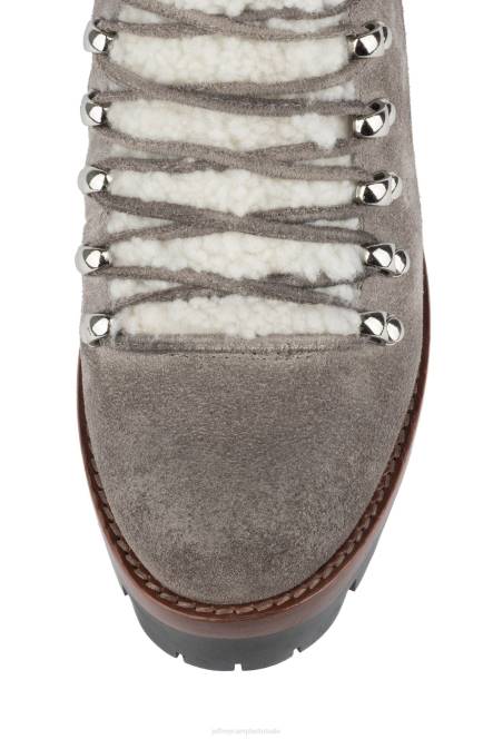 Jeffrey Campbell duiker NDHB365 enkel laarzen taupe suède ivoor vrouwen