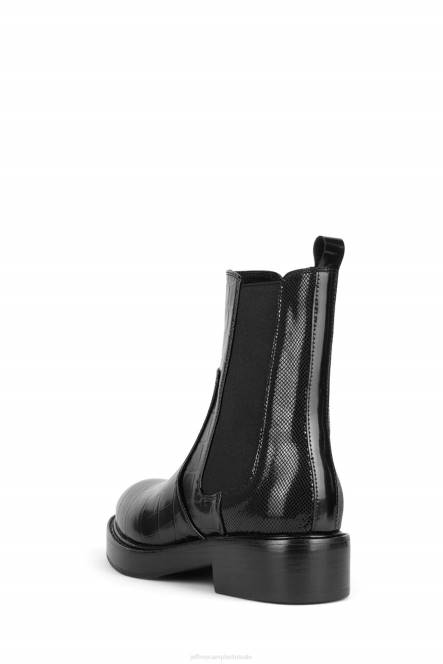 Jeffrey Campbell edmond-hoi NDHB410 enkel laarzen zwarte croco multi vrouwen