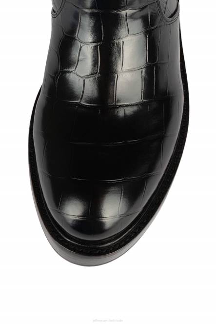 Jeffrey Campbell edmond-hoi NDHB410 enkel laarzen zwarte croco multi vrouwen