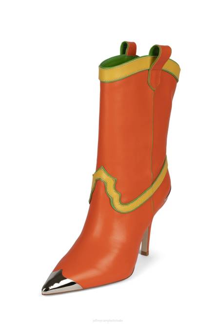 Jeffrey Campbell el-paso NDHB604 enkel laarzen oranje multi vrouwen