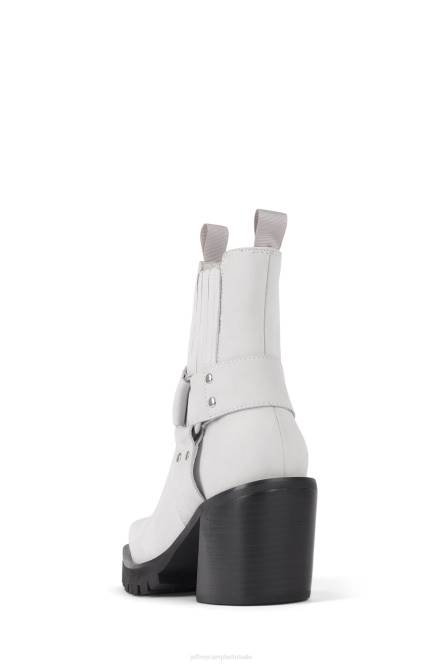 Jeffrey Campbell elkins-bk NDHB426 enkel laarzen ivoor nubuck vrouwen