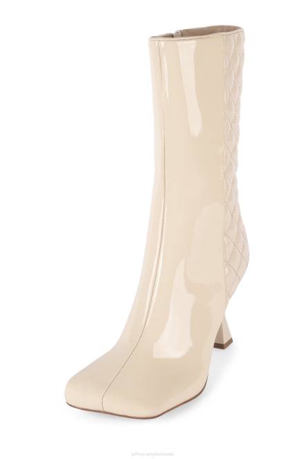 Jeffrey Campbell gemorphed-q NDHB589 enkel laarzen naakt patent vrouwen