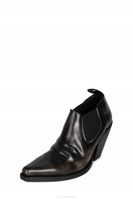 Jeffrey Campbell oeste NDHB556 enkel laarzen zwarte doos witte borstel vrouwen