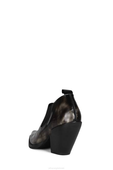 Jeffrey Campbell oeste NDHB556 enkel laarzen zwarte doos witte borstel vrouwen