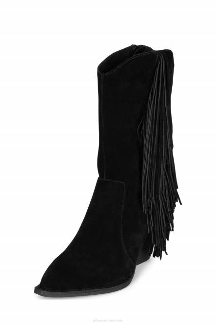 Jeffrey Campbell orville NDHB442 enkel laarzen zwart suède vrouwen