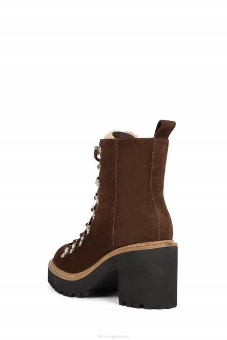 Jeffrey Campbell owat-2 NDHB370 enkel laarzen bruin suède naturel vrouwen