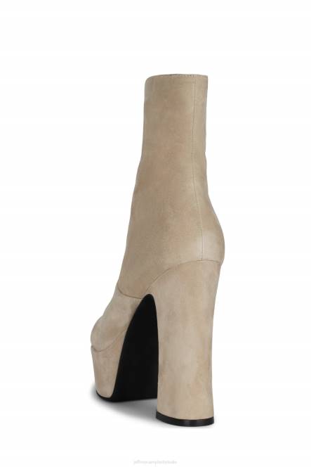 Jeffrey Campbell snotaap-z NDHB565 enkel laarzen beige suède vrouwen