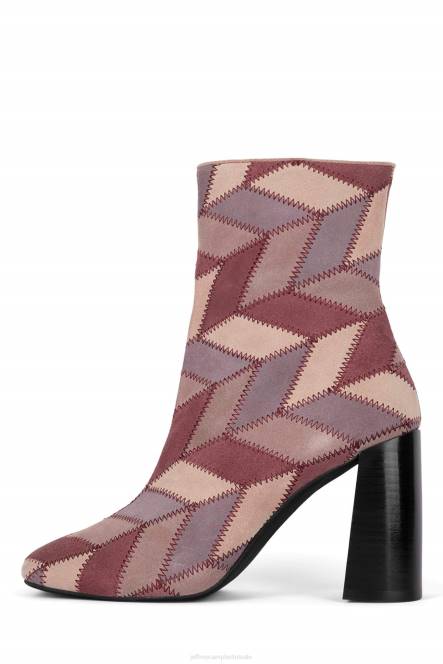 Jeffrey Campbell tegen-pw NDHB443 enkel laarzen roze suède multi vrouwen