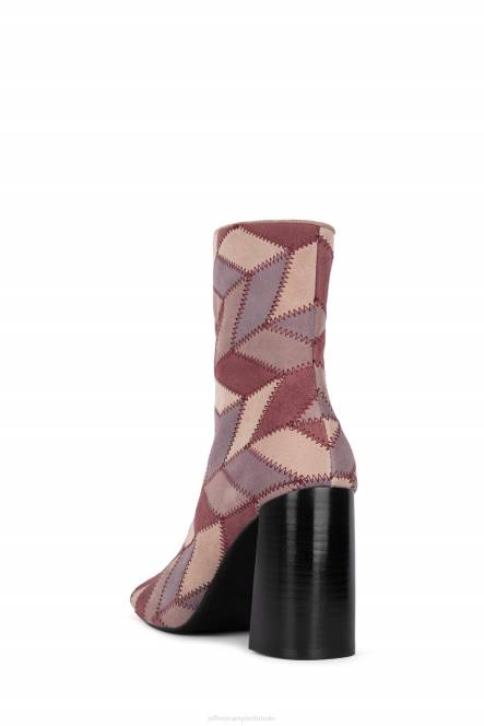 Jeffrey Campbell tegen-pw NDHB443 enkel laarzen roze suède multi vrouwen