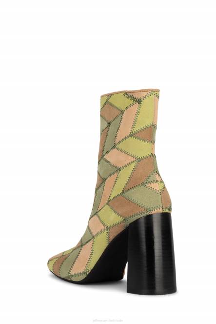 Jeffrey Campbell tegen-pw NDHB444 enkel laarzen pastel suède multi vrouwen