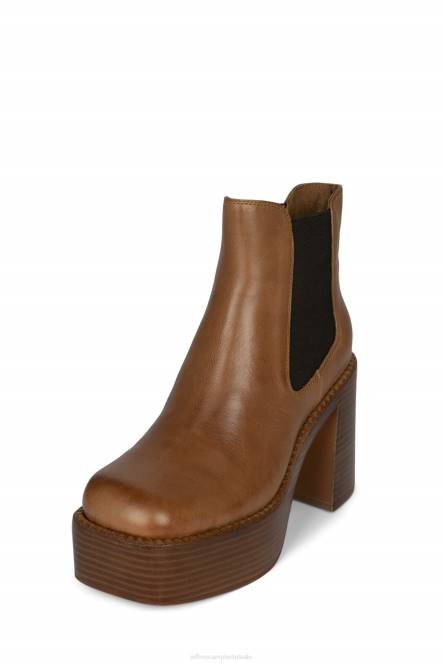 Jeffrey Campbell uitvoerder NDHB612 enkel laarzen tan tan Poolse stapel vrouwen