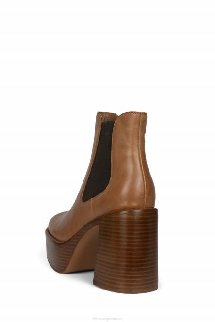 Jeffrey Campbell uitvoerder NDHB612 enkel laarzen tan tan Poolse stapel vrouwen