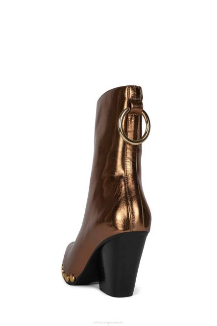Jeffrey Campbell walton-sr2 NDHB550 enkel laarzen brons metallisch goud vrouwen