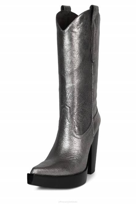 Jeffrey Campbell bad2dabone NDHB857 laarzen van knie tot dij tin bedroefd vrouwen