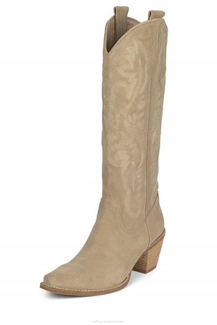 Jeffrey Campbell boer-k NDHB669 laarzen van knie tot dij beige suède vrouwen