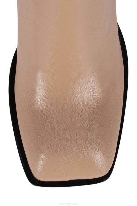 Jeffrey Campbell dauphin NDHB808 laarzen van knie tot dij beige vrouwen