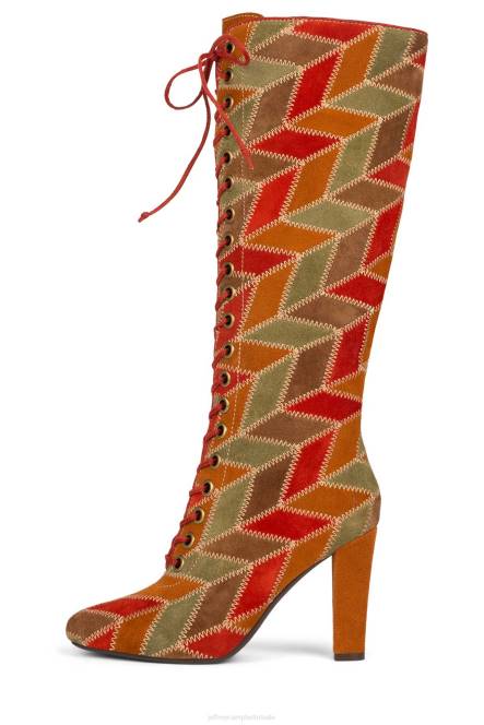 Jeffrey Campbell epoque-pw NDHB822 laarzen van knie tot dij neutraal suède multi vrouwen