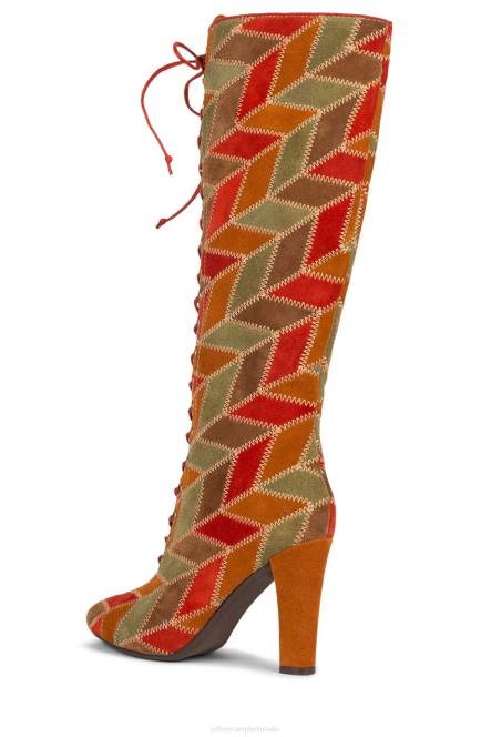 Jeffrey Campbell epoque-pw NDHB822 laarzen van knie tot dij neutraal suède multi vrouwen