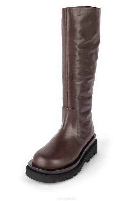 Jeffrey Campbell getankt-kh NDHB738 laarzen van knie tot dij bruin vrouwen