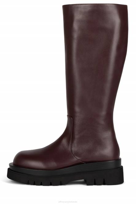 Jeffrey Campbell getankt-kh NDHB804 laarzen van knie tot dij aubergine vrouwen