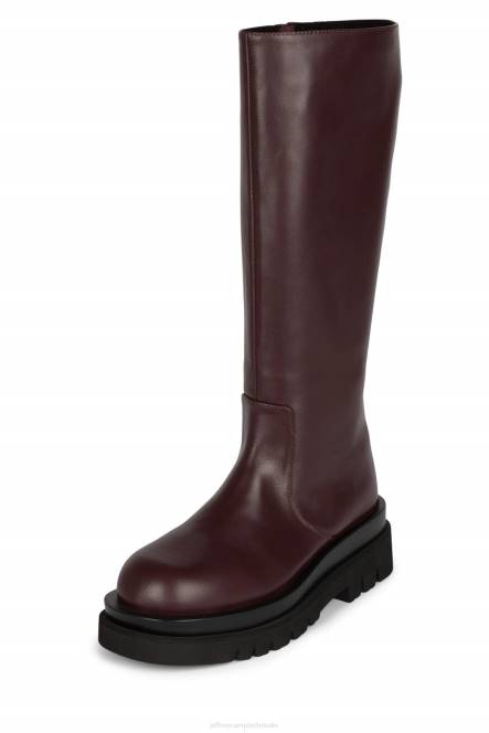 Jeffrey Campbell getankt-kh NDHB804 laarzen van knie tot dij aubergine vrouwen