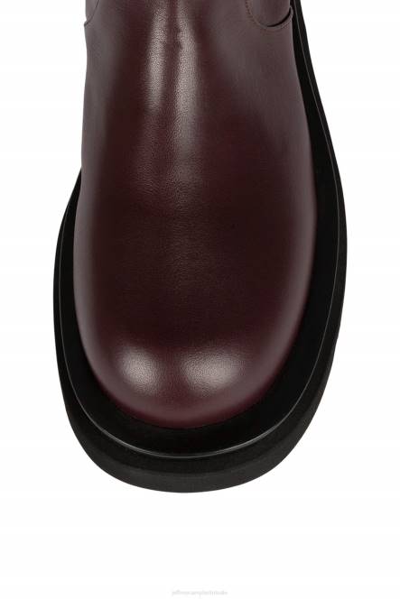 Jeffrey Campbell getankt-kh NDHB804 laarzen van knie tot dij aubergine vrouwen