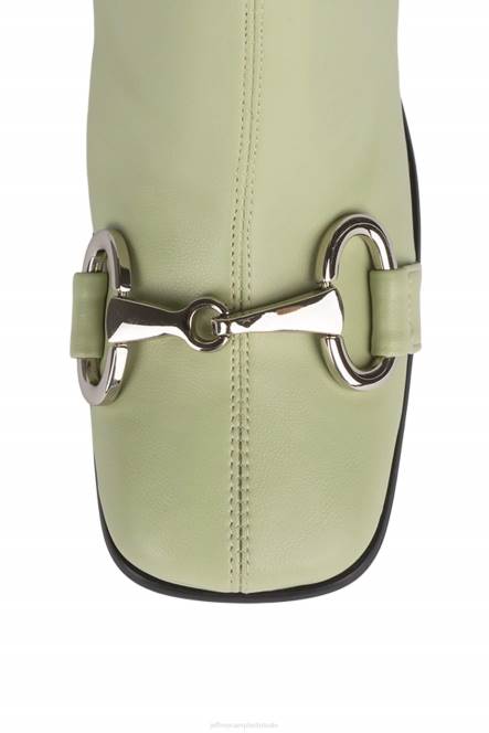Jeffrey Campbell hotlava-bt NDHB722 laarzen van knie tot dij mint zilver vrouwen