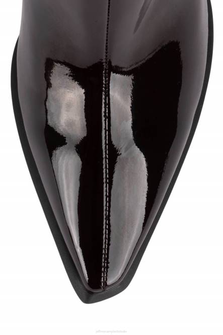 Jeffrey Campbell lasiren-kh NDHB726 laarzen van knie tot dij bruin patent vrouwen
