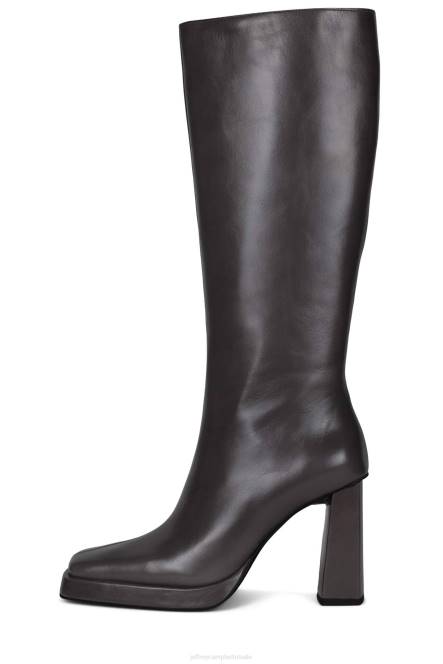 Jeffrey Campbell maximaal-2 NDHB839 laarzen van knie tot dij grijs glanzend vrouwen