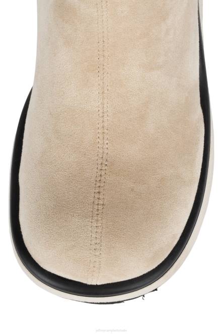 Jeffrey Campbell millennia-k NDHB795 laarzen van knie tot dij taupe suède vrouwen