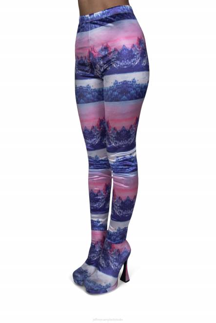 Jeffrey Campbell pantalons NDHB884 laarzen van knie tot dij paarse bergen vrouwen