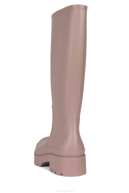 Jeffrey Campbell regenbui NDHB832 laarzen van knie tot dij beige mat vrouwen