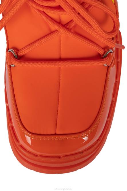 Jeffrey Campbell ski's NDHB787 laarzen van knie tot dij fel oranje multi vrouwen