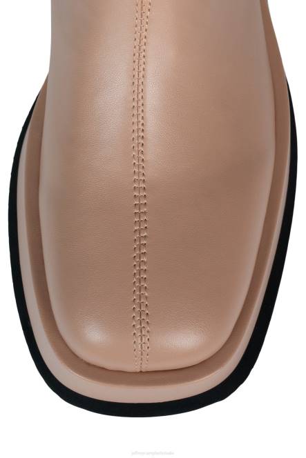Jeffrey Campbell synthetiseren NDHB750 laarzen van knie tot dij beige vrouwen