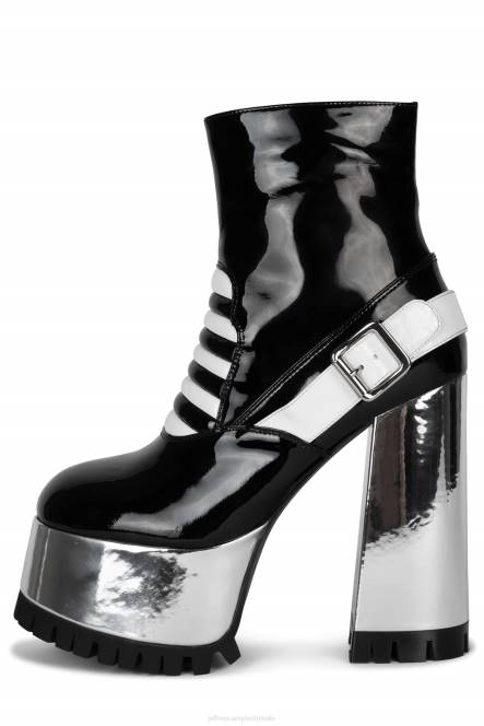 Jeffrey Campbell galactië NDHB1232 platform boot zwart lak multi vrouwen