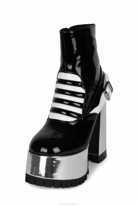 Jeffrey Campbell galactië NDHB1232 platform boot zwart lak multi vrouwen