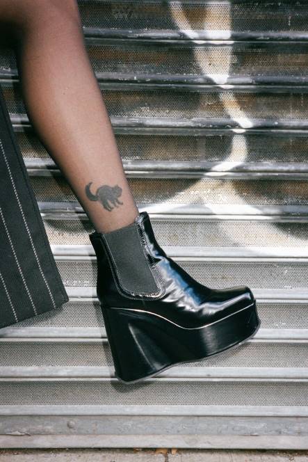 Jeffrey Campbell gehyped NDHB1234 platform boot zwarte doos vrouwen