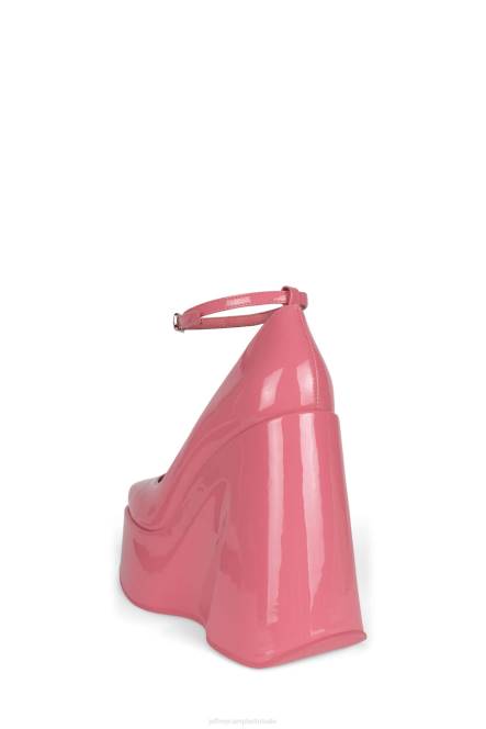 Jeffrey Campbell Yazmin NDHB1276 platform pomp roze patent vrouwen